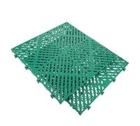 ARTSEWPLY 2 pezzi Piastrelle Pavimento Garage in Plastica Interbloccanti per Drenaggio Tappetino Antiscivolo Resistente per Lavaggio Auto e Officina Quadrate per Esterno e Interno