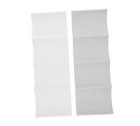 ARTSEWPLY 2 pezzi Portabottiglie Frigorifero in Plastica Resistente Organizer per Bottiglie di Vino e Bevande Supporto Versatile per Piano di e Design in Bianco Latte e Grigio