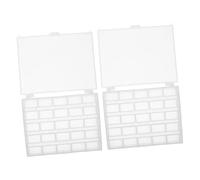ARTSEWPLY 2 Pezzi Scatola Rocchetti Plastica Scomparti Trasparente Organizer per Accessori Cucito Macchina da Cucire Efficienza Spazio e Resistenza