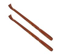 ARTSEWPLY 2 Pz solletico addensato scratch grattini prurito massaggiatore strenne grattaschiena per uomo grattaschiena per donna graffiatore del corpo grattaschiena portatile Sandalo Coffee