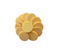 ARTSEWPLY 20 pezzi Spugnette Struccanti Cellulosa Puff per Morbide e Sicure Rimozione Make Up e Esfoliazione Rotonde Colore Naturale