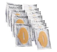 ARTSEWPLY 25 Pezzi Pellicola Per Labbra Labbro Occhio Agli Occhi Gonfi Detersivo Maschere Pastiglie Per Le Labbra Cura Della Pelle Raffreddamento Degli Occhi Copertina Fibre Vegetali Golden