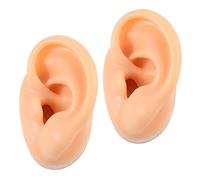 ARTSEWPLY 2pezzi di Orecchio in Silicone Parti del Corpo in Silicone Modelli di Pratica per Piercing All'orecchio Adatto per Esposizione o Ricerca in Scuole di Medicina