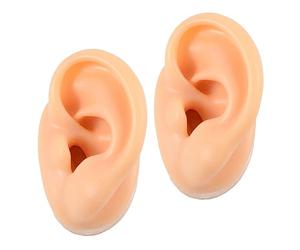 ARTSEWPLY 2pezzi di Orecchio in Silicone Parti del Corpo in Silicone Modelli di Pratica per Piercing All'orecchio Adatto per Esposizione o Ricerca in Scuole di Medicina