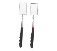 ARTSEWPLY 2pezzi Specchio Ispezione Telescopico Specchio Estensibile Per Meccanico Specchio Ispezione Auto Strumento Riflettente Rettangolare Specchio Telescopico Flessibile Retrattile