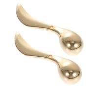ARTSEWPLY 2pezzi Titolo Prodotto Barrette Per Crema Contorno Occhi Di Massaggiatori Per Viso e Cucchiai Per Maschera Strumenti Per Della Facile Da Pulire e Leggeri