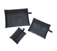 ARTSEWPLY 3 pezzi Bustine con Zip in Rete per Viaggio Organizer Portatrucchi Donna Borsa Trasparente Leggera e Capiente per Cosmetici e Articoli da Toeletta