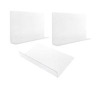 ARTSEWPLY 3 Pezzi Paraspruzzi Angolari Trasparenti per da Bagno PVC Antischizzi per Lavabo e Doccia Protezione Angolare Resistente e Decorativa per Bagno