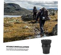 ARTSEWPLY 3 Protezione Piede per Bastone Trekking Antiscivolo Shockproof Copertura Resistente per Stampelle e Bastoni