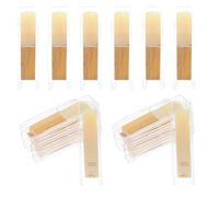 ARTSEWPLY 30 Ance per Sassofono Soprano in Legno Forza 25 Scatola Protettiva Accessori per Strumenti Musicali Ance Tradizionali per Musicisti Jazz e Principianti