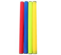 ARTSEWPLY 4 Pezzi Bastoncini Staffetta in Plastica Colorati per Corsa Leggera Accessori Gara Relay con Liscio Sicuro per Passaggio Facile Colore Casuale Colore Casuale