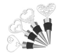 ARTSEWPLY 4 pezzi Bottiglia Vino in di Zinco Riutilizzabile per Bottiglie Bevande per Conservazione e Bevande Design Sostenibile e Resistente