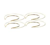 ARTSEWPLY 4 pezzi Fasce per Capelli Dorate Forma di Corona Accessori Eleganti per Feste e Cerimonie Fasce Ad Anello per Bambine e Ragazze per DIY e Eventi Speciali