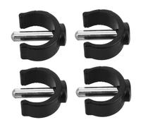 ARTSEWPLY 4pezzi Supporto Per Bastone Passeggio Accessori in Abs e Acciaio Attacco Per Bastoni Passeggio Clip Bloccaggio Perno Bloccaggio Impugnatura Per Stampelle