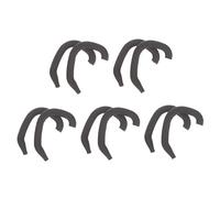 ARTSEWPLY 5 paia Correttore Orecchio Ragazzo Ragazza in Silicone per Correzione Auricola Sporgente Correttore Infantile per Orecchie Deformate Nero Comodo e Professionale