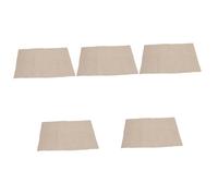 ARTSEWPLY 5 Pezzi Strumento per Ceramica in Tessuto Lino Goffratura Multifunzionale per Sculture e Decorazioni Fai da Te Tessuto Traspirante e Riutilizzabile per e Appassionati Ceramica