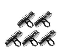 ARTSEWPLY 5pezzi Spazzola Per Capelluto Massaggiatore Antiforfora Plastica Morbida Brush Per Shampoo e Rimozione Dandruff Design Portatile e Auto-pulente Per Dei Viaggio