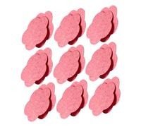 ARTSEWPLY 60 Pezzi detergente viso trucco con spugne lavello porta spugne papaia Sponga facciale Sponga ecologica spugne facciali compresse spugna per la pulizia del viso polpa di legno rosa