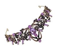 ARTSEWPLY Accessorio Per a Costume Principessa Futura Sposa Compleanno Del Ballo Di Fine Anno Mazzo Sposa Addio Nubilato Principessa Sposa Acrilico Viola,porpora