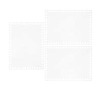 ARTSEWPLY Base per Uncinetto in Acrilico Trasparente 20x15 Cm Set da 3 Pezzi, Fondo per Borsa e Tavola di Base per Tessitura Fai da Te, Accessorio Artigianale per Maglieria e Lavori Manuali