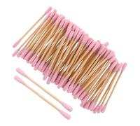 ARTSEWPLY Bastoncini di Cotone Rosa a Doppia Testa 1000 Pezzi Tamponi a Spirale Punta in Cotone per Pulizia del Trucco e Rimozione del Cerume Cotton Fioc a Manico lungo per Cura Estetica