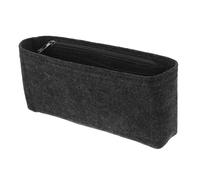 ARTSEWPLY Borsa Cosmetica Feltro Con Zip Organizer Multifunzionale Per Makeup Gioielli e Piccole Cose Capacità Colore Grigio Scuro