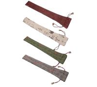 ARTSEWPLY Borsa Porta Ventaglio in Raso Set 4 Pezzi Coulisse, Custodia Leggera e Resistente per Ventagli Pieghevoli, Sacchetto Vintage per Accessori da Matrimonio e Picnic, Portaoggetti