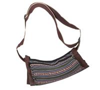 ARTSEWPLY Borsa Yoga per Tappetino in Stile Etnico Sud-est Asiatico Tracolla Leggera Organizer Multifunzionale per Accessori Yoga Design Resistente e Facile da Pulire Colore Rosso