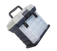 ARTSEWPLY Cassetta Portautensili a 4 Strati per Riparazioni e Montaggio, Valigia da Pesca Leggera e Resistente Fibbie di Sicurezza, Vano Portaoggetti Separato per Attrezzature Pesca e Kit