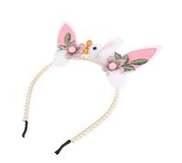 ARTSEWPLY Cerchietto Orecchie Di Coniglio Fascia Per Bunny Ear Per Feste Pasquali e Cosplay Accessorio Divertente Per Adulti e Design Accattivante e Adorabile