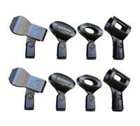 ARTSEWPLY Clip per Microfono a Molla 8 Pezzi Supporto Regolabile per Asta Microfono Morsetto Resistente in Plastica per Uso Interno ed Esterno per Spettacoli e Registrazioni