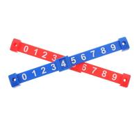 ARTSEWPLY Contatori per Calcio Balilla 2 Pezzi in Pp Robusto Segnapunti Portatile per Biliardino Gioco da Tavolo Accessorio Multiuso per Punteggio Partita Sport