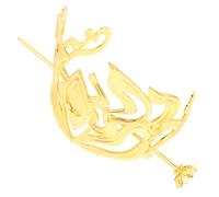 ARTSEWPLY Coroncina Vintage Stile Antico con Fermagli per Capelli Uomo Accessori Cinesi per Cosplay e Eventi Fermacapelli Leggero in Metallo Dorato Elegante Corona Hanfu per Acconciature