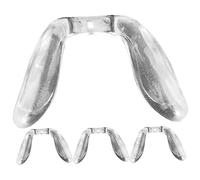 ARTSEWPLY Cuscinetti Nasali in Silicone per Occhiali, Set da 4 Pezzi Trasparenti, Supporto Nasello Antiscivolo per Occhiali da Vista da Sole, Riduce Pressione Sul Naso per Uso Quotidiano