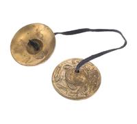 ARTSEWPLY Cymbals da Dito in Rame per Yoga e Danza del Ventre Strumenti Etnici Resistenti per Cerimonie Tibetane e
