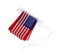 ARTSEWPLY Decorative String Of American Flags Long Small Flag Bunting For Independence Day Party And Easy Hang For Garden Classroom Backyard Event Decorations
