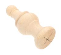 ARTSEWPLY Decorazioni in Legno Per Casa Finali Per Asta Tende e Montanti Letto in Legno Grezzo Unico Punta Sferica Per Progetti Te e Decorazioni Scale Con Design Classico Ponte Romano Facili