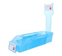 ARTSEWPLY Dispenser per Medicinali Telescopico Blu con Scomparti Regolabili, Contenitore per Flaconi per Infusione e Organizer per Armadietto Farmacia, Scatola Multiscomparto