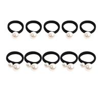 ARTSEWPLY Elastici per Chioma con Perle Grandi e Piccole Set da 10 Pezzi Elastici Decorativi Elasticizzati per Donna e Bambina Accessori per Acconciature Eleganti e Quotidiane