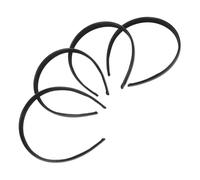 ARTSEWPLY Fasce per Chioma Nere da Donna in Pu Design Moderno e Minimalista 2 Pezzi Comode e Resistenti Perfette per Uso Quotidiano