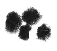ARTSEWPLY Fermagli per Chioma Afro Sintetici per Bambine, Chignon Riccio Voluminoso con Forcine, Accessori Chioma Cartoon per Feste e Travestimenti, Set da 4 Pezzi (2 Grandi + 2 Piccoli