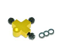 ARTSEWPLY Giunto a T per Olio Freni in Lega di Alluminio Supporto Tubo Freno per Veicoli a Due Ruote Adattatore per Aspirazione Carburante Sostituzione Rapida e Colore Colore Casuale