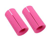 ARTSEWPLY Impugnature in Silicone Antiscivolo per Manubri 2 Pezzi, Copertura Protettiva Spessa da 10 Cm per Bilanciere Standard 25 Mm, Accessori Palestra per Allenamento Forza e