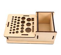 ARTSEWPLY Organizer in Legno per Attrezzi da Lavoro Portautensili per Supporto Compatto con Multipli per Riporre Strumenti Punzonatura e Riparazione Design Pratico per Progetti Varie