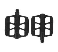 ARTSEWPLY Pedali per Bicicletta Neri a Piattaforma in Plastica Antiscivolo, Set 1 Paio per Mountain Bike Elettriche e Bici da Strada, Ricambio Installazione Rapida per Ciclismo Outdoor