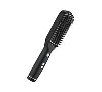 ARTSEWPLY Pettine Piatto Riscaldante Per Capelli Donna Pettine Baffi Spazzola Termica Base Ue Impostazioni Di Temperatura Cavo Girevole Riscaldamento Rapido Secondi Protezione Capelli Spegni