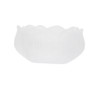 ARTSEWPLY Portacandele in Vetro Artigianale a Forma di Loto Portacandele Decorativo per La Consacrazione Religiosa da Tavolo in Vetro Base Pratica per Ambienti Domestici e Altari Sacri