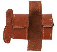 ARTSEWPLY Protezione Pistoni Tromba in Pelle Marrone Custodia Protettiva Compatibile per Cornetto Acustico Design Compatto e Resistente Accessorio Pratico e Portatile per Strumenti Musicali