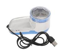 ARTSEWPLY Rasoio Elettrico Per Pelucchi Ricaricabile Con Display Led Per Tessuti Man-made Tappeti e Divani Levapelucchi Pratico e Portatile Bianco e Blu
