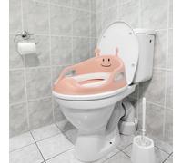 ARTSEWPLY Riduttore Wc per Cuscino PU Morbido Design Ergonomico e Maniglie di Sicurezza Sedile Portatile per WC Adatto alla Maggior Parte dei Wc per Allenamento Indipendente